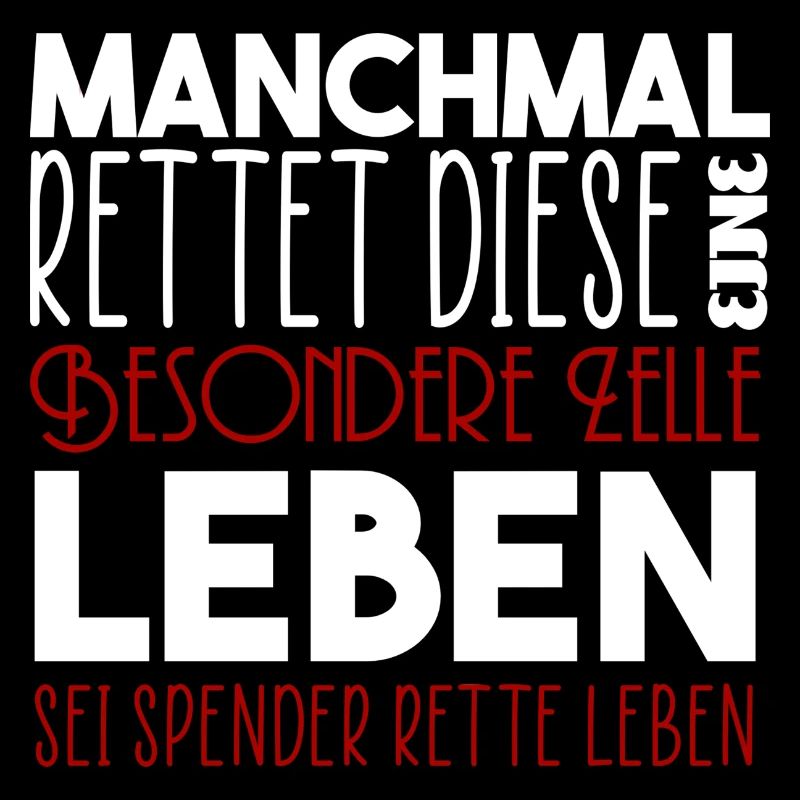 Blutspende Leben retten Spender Knochenmarkspende