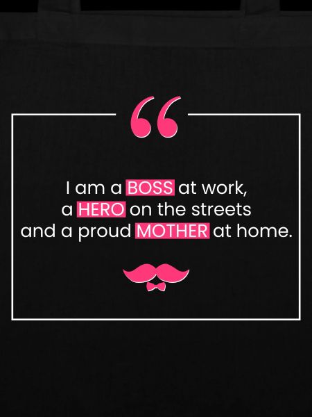 Strong mother!
