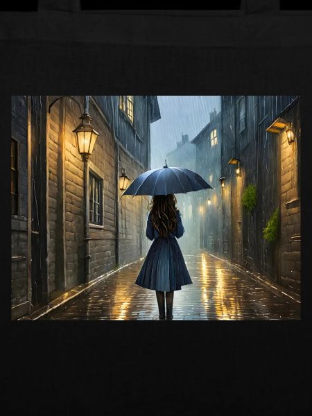 Im Regen spazieren