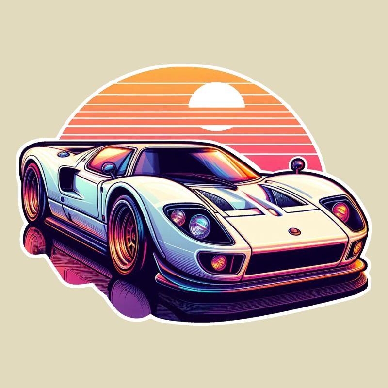 Oldtimer Sonnenuntergang