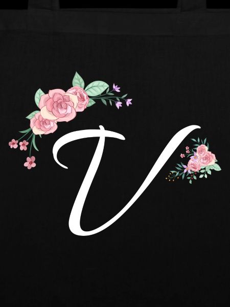 Buchstabe v Blumen