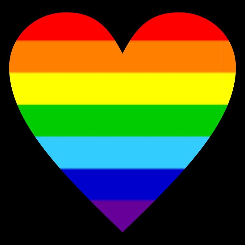 Herz Regenbogen Farben bunt