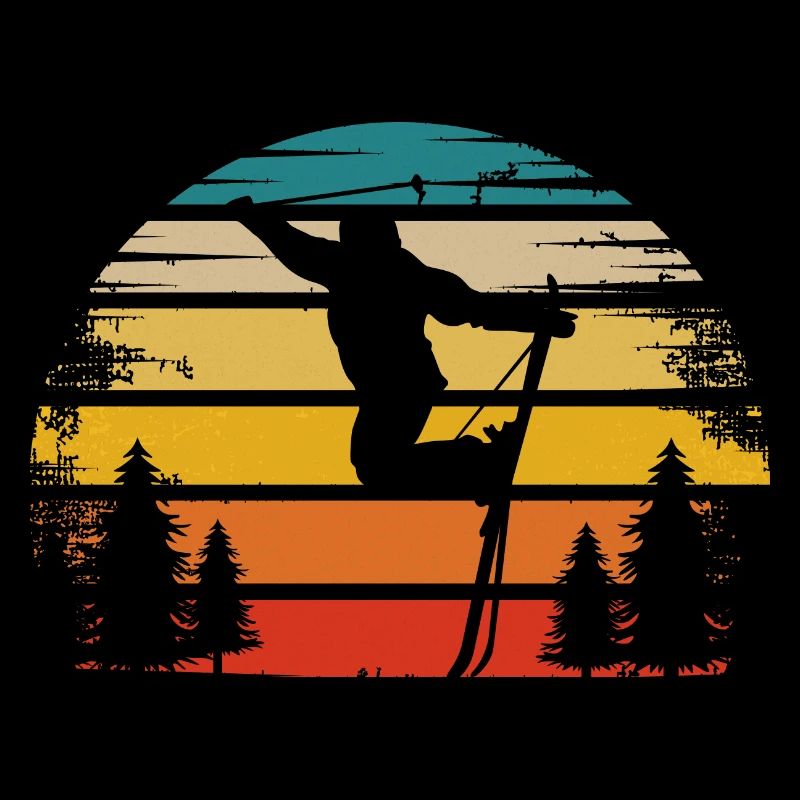 Retro Sun & Skiing - (2)