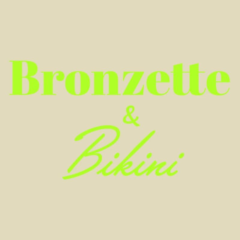 Bronzette et bikini