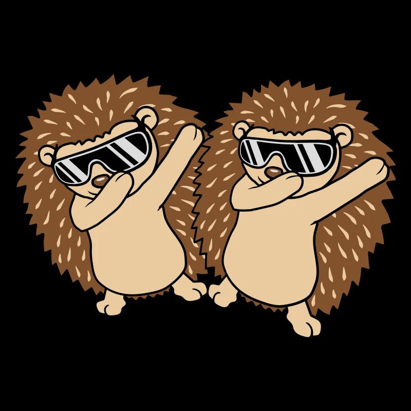 Amis Équipe dabbing Hedgehog