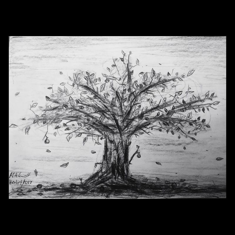 Herbst, Apfelbaum