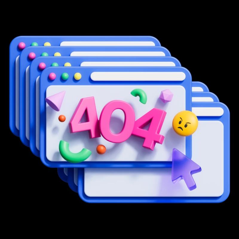404 error code, 3d