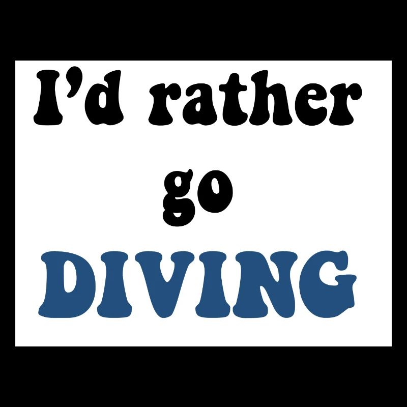 Diving Diver Aufkleber