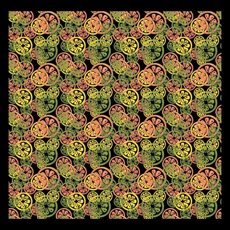 Fruit Lemon Orange Pattern