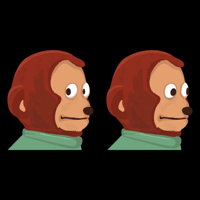 Drôle de mème de marionnette de singe