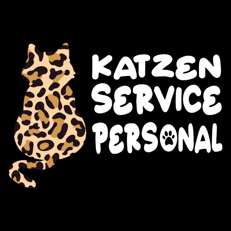 Katzen Servicepersonal Leoprint