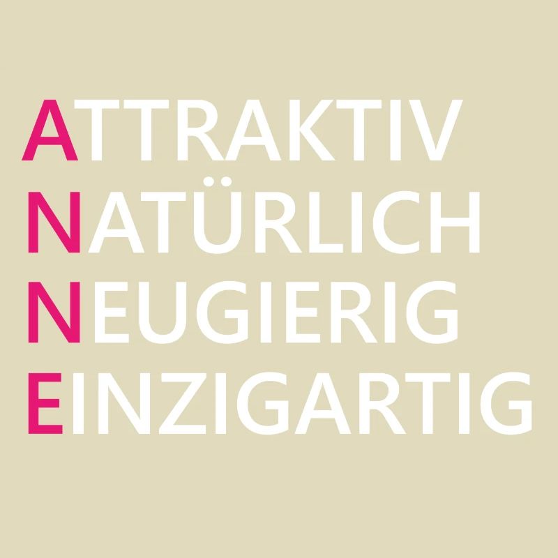 Anne Name Geschenk