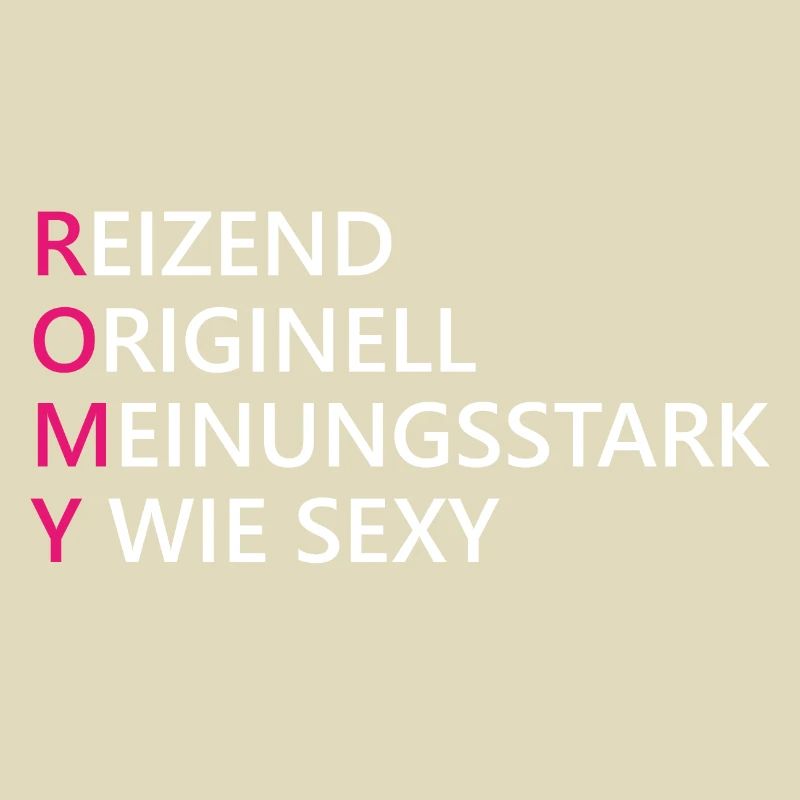 Romy Name Geschenk