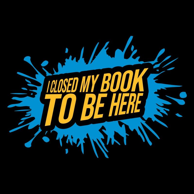 I closed my book
