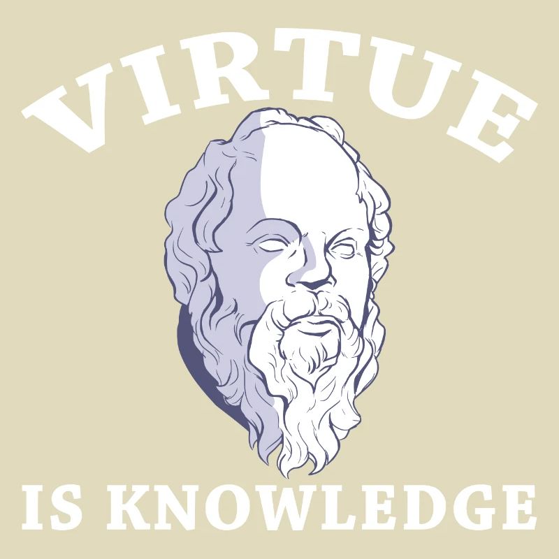 Virtue Is Knowledge Socrates Philosopher Bust