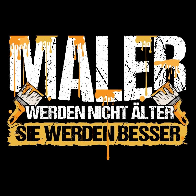 Malermeister Handwerker Maler werden nicht älter