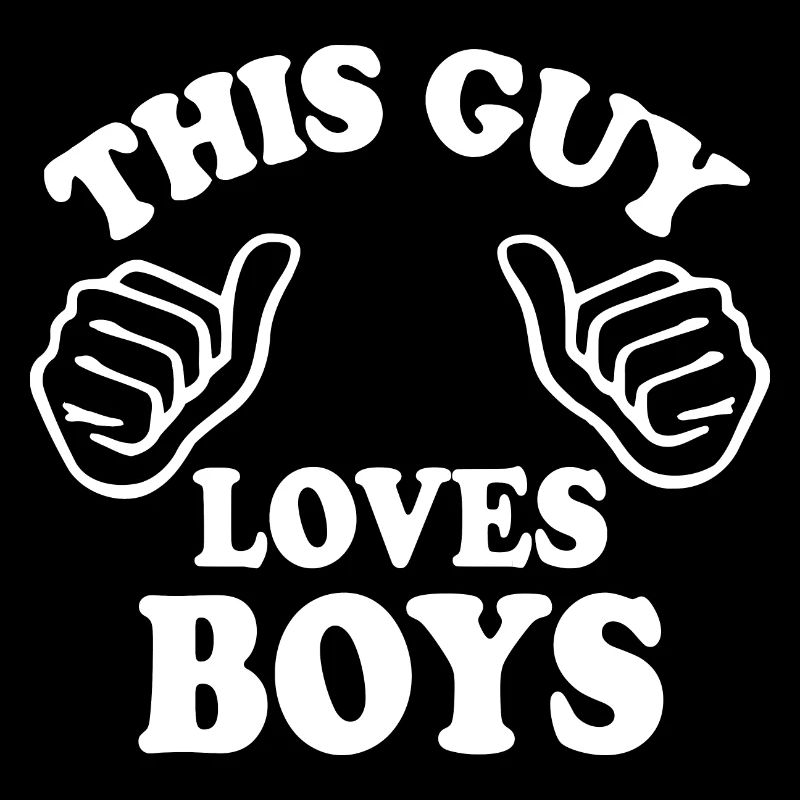 This guy loves boys