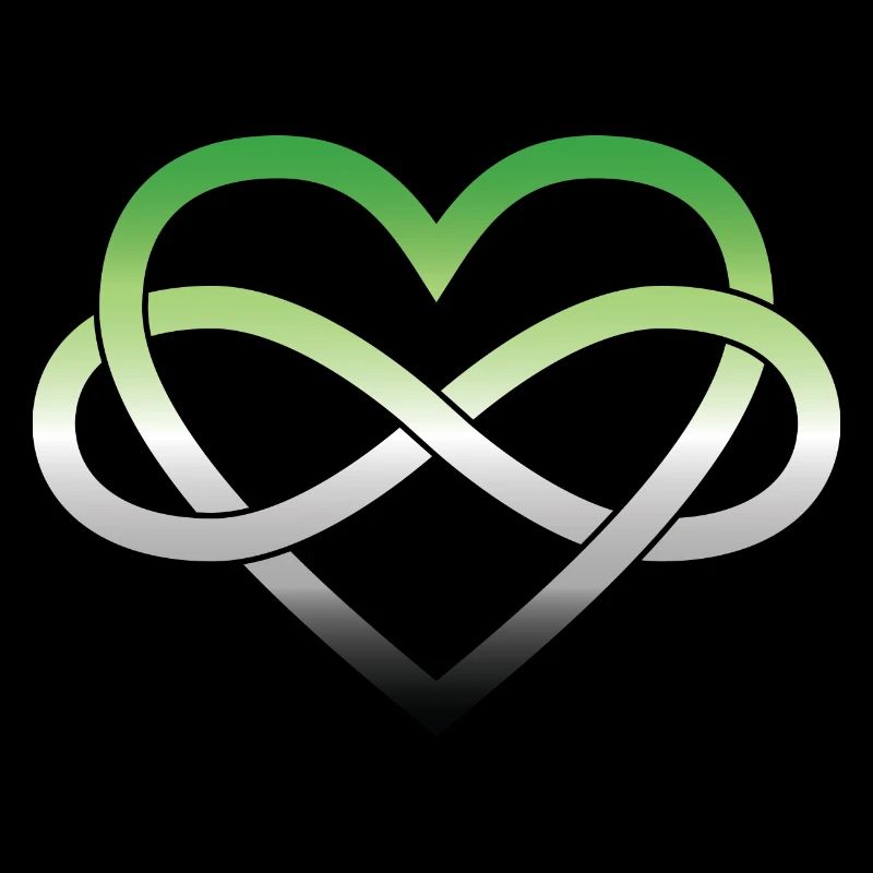 Polyamory Infinity Heart - Aromantic