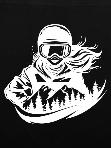Snowboarderin Mädchen