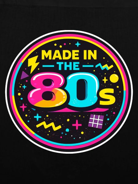 80s Neon Nostalgia Sticker