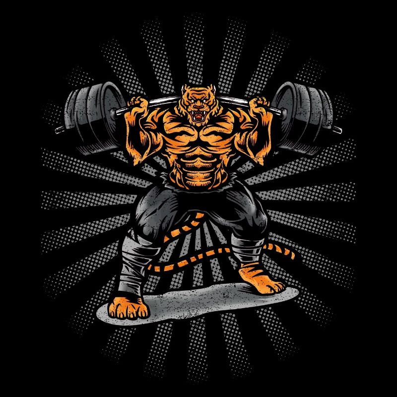 Tiger Dumbbell Bodybuilding Workout Workout Muscles