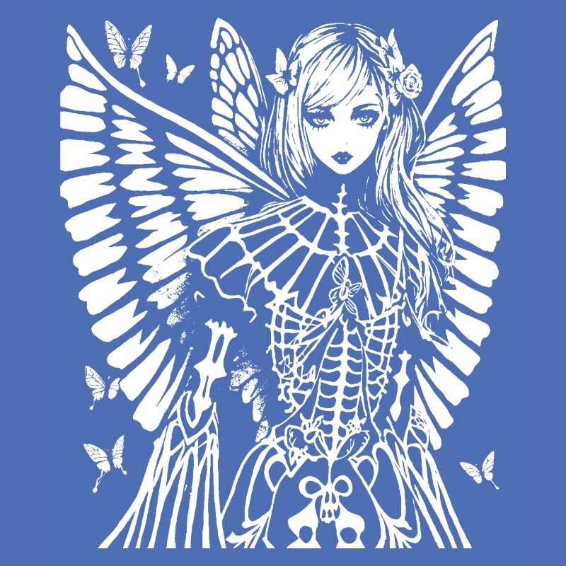 Fairycore Esthétique Grunge Squelette Fée Goth G
