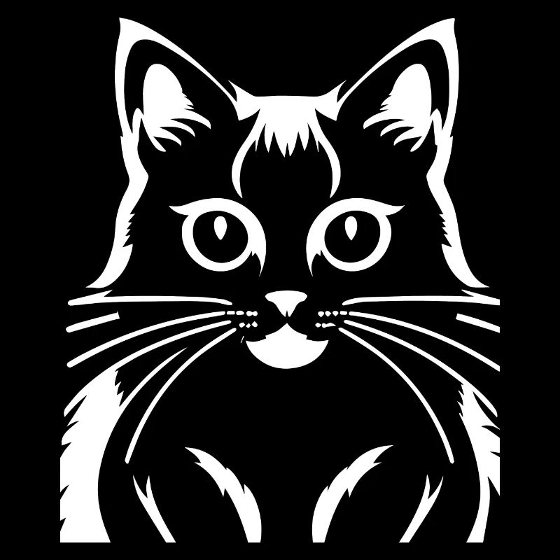 Drôle de chat Silhouette Cheeky Fun Cats