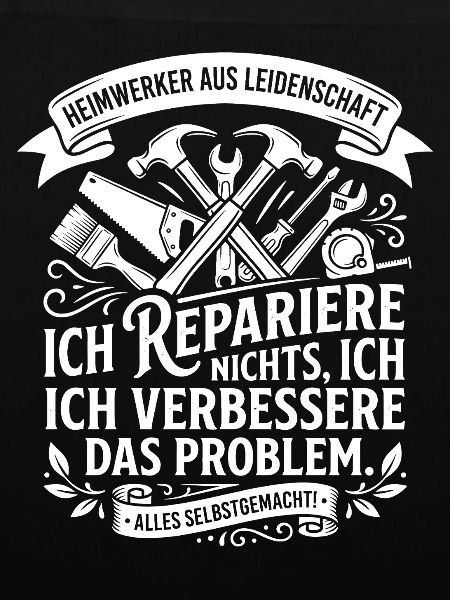 Ich repariere, ich verbessere das Problem