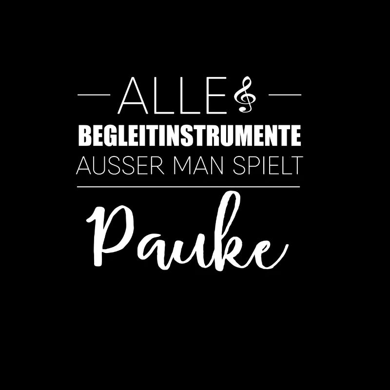 Pauke Instrument Geschenk