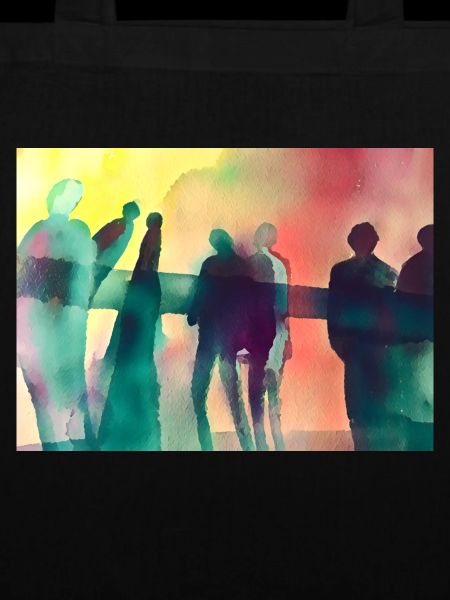 Menschen in Neon