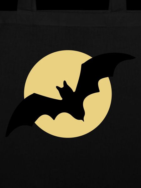 Flying bat moon