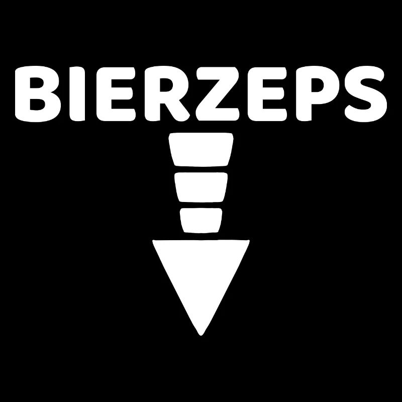Lustiger Bierbauch Biertrinker
