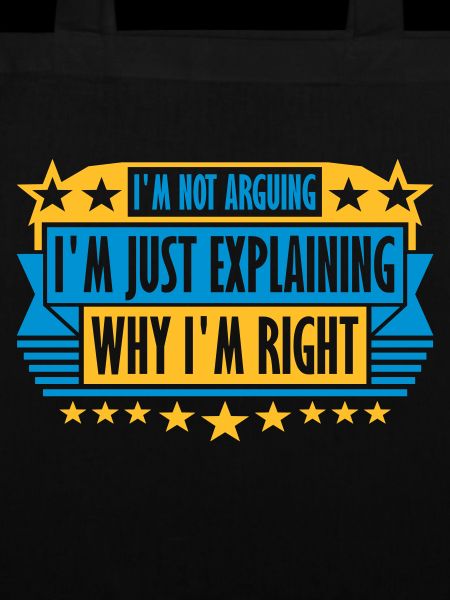 I m not arguing