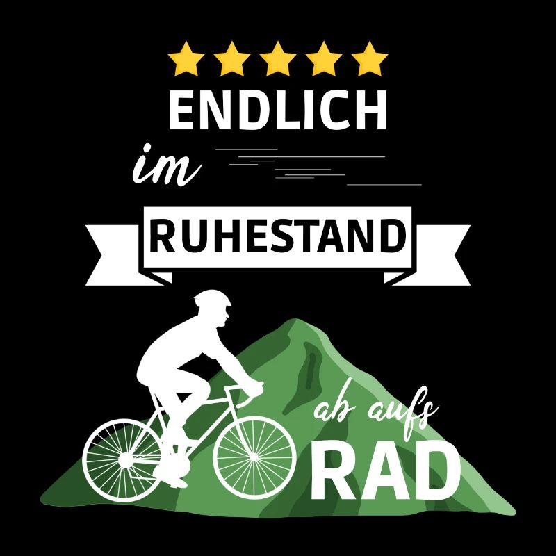 Endlich im Ruhestand ab aufs Rad