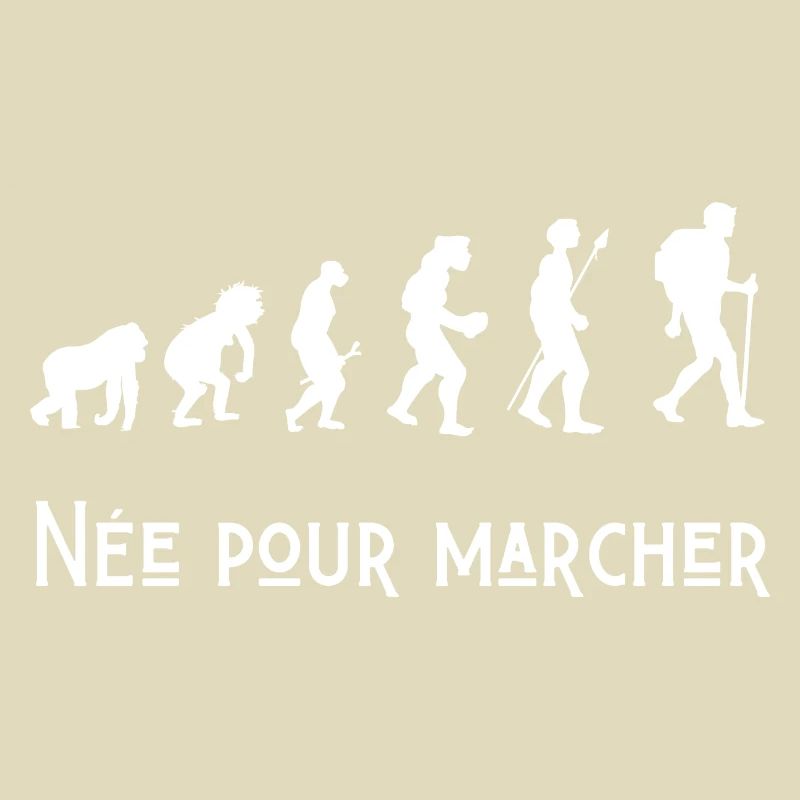 née pour marcher évolution