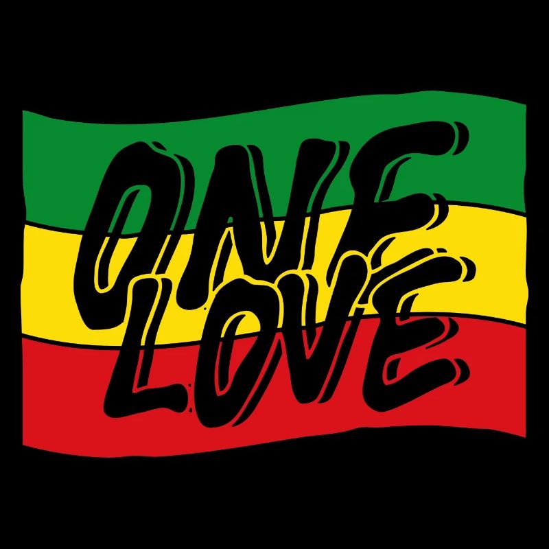 Drapeau Reggae One Love