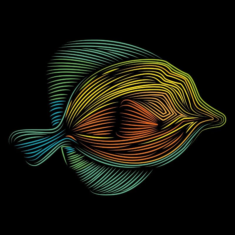 Bunter Fisch