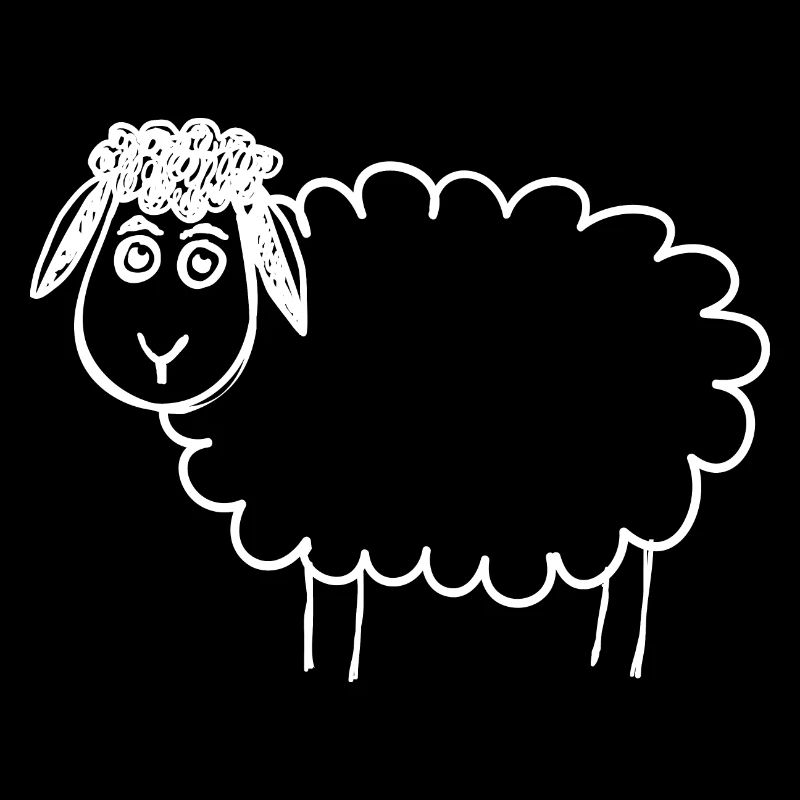 Sheep Doodle Sketch