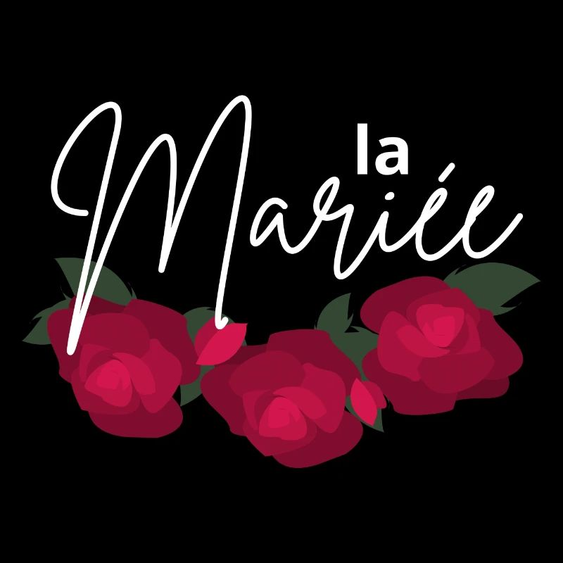 La mariée fleur rouge minimaliste