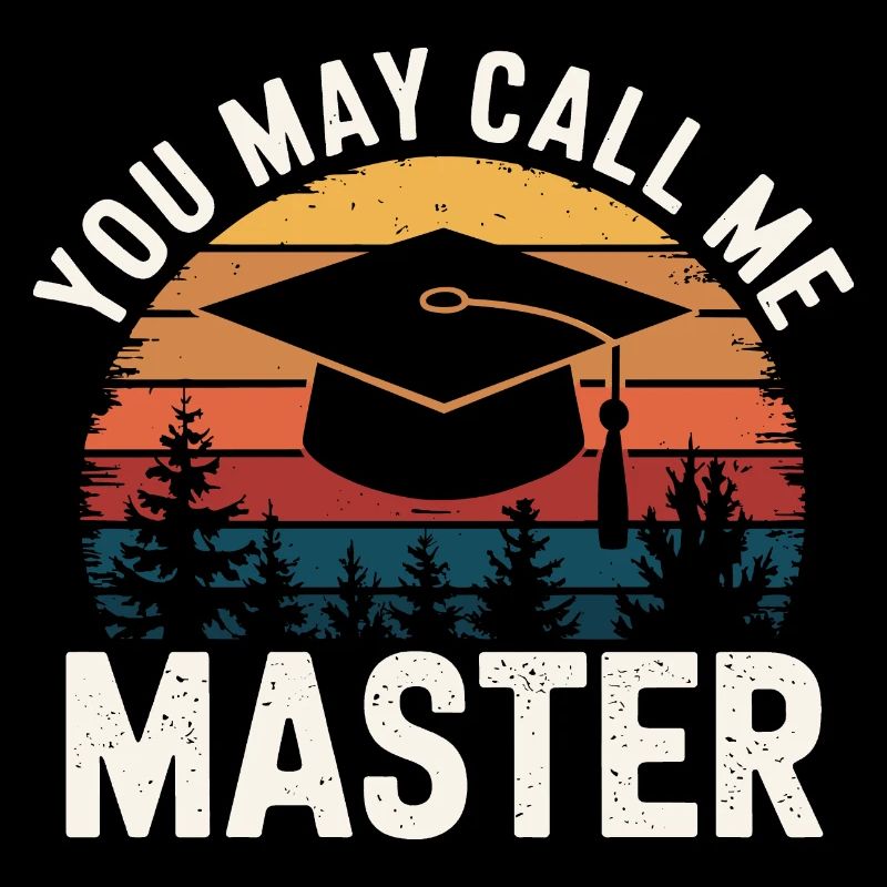 Humorous Design for Master's Graduates