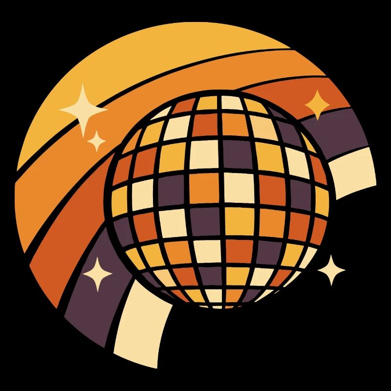Discokugel Retro Party 80er Geschenk