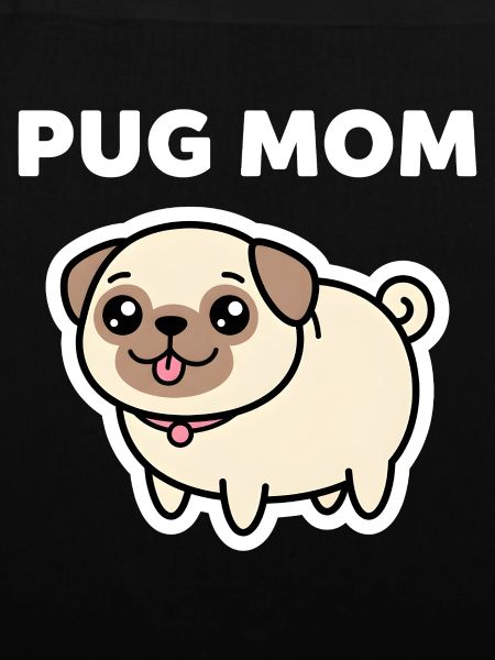 Süßes Mops-Mama-Hundeliebhaber-Design
