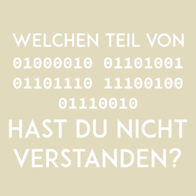 Nerd Binär Lustig Geschenk geek Programmierer