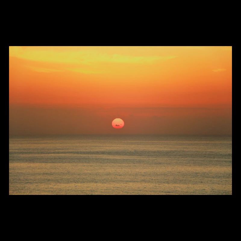 Sunset at the sea