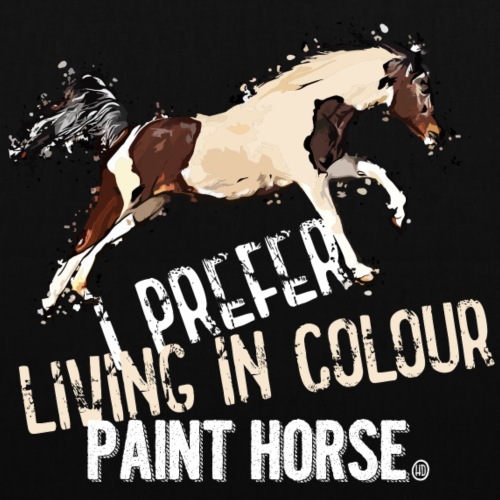Paint Horse Living in Color - Stoffbeutel