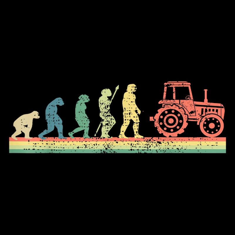 Traktor Evolution Bauer Tracteur fermier Landwirt
