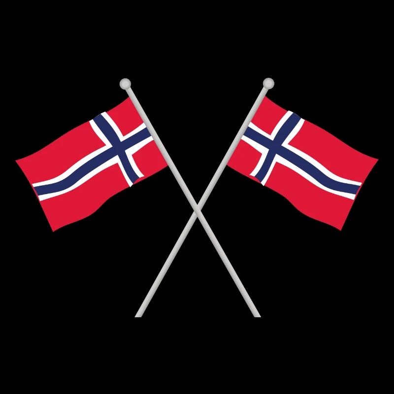 The flag of Norway
