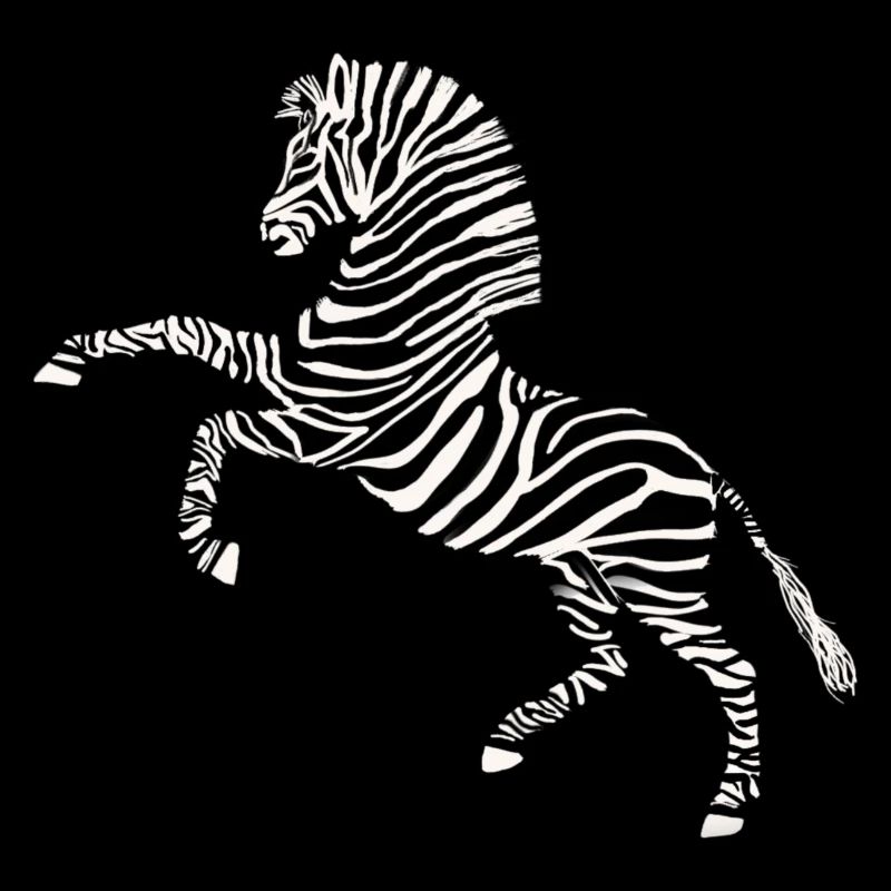 Wildes Zebra