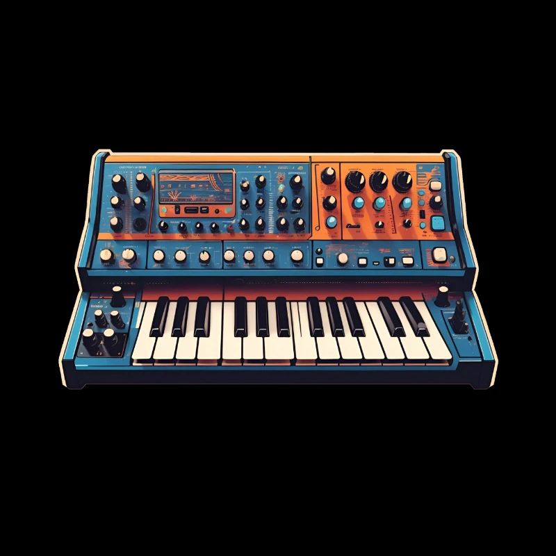 Analoger Vintage Synthesizer