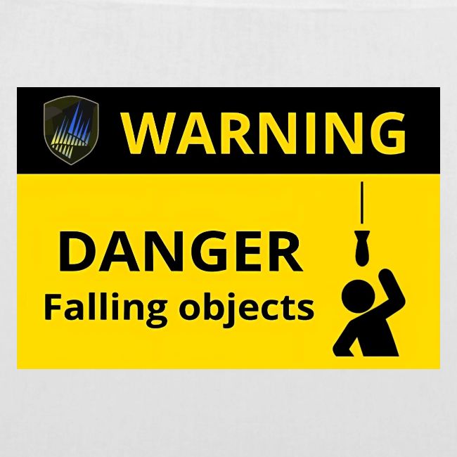 Danger falling objects